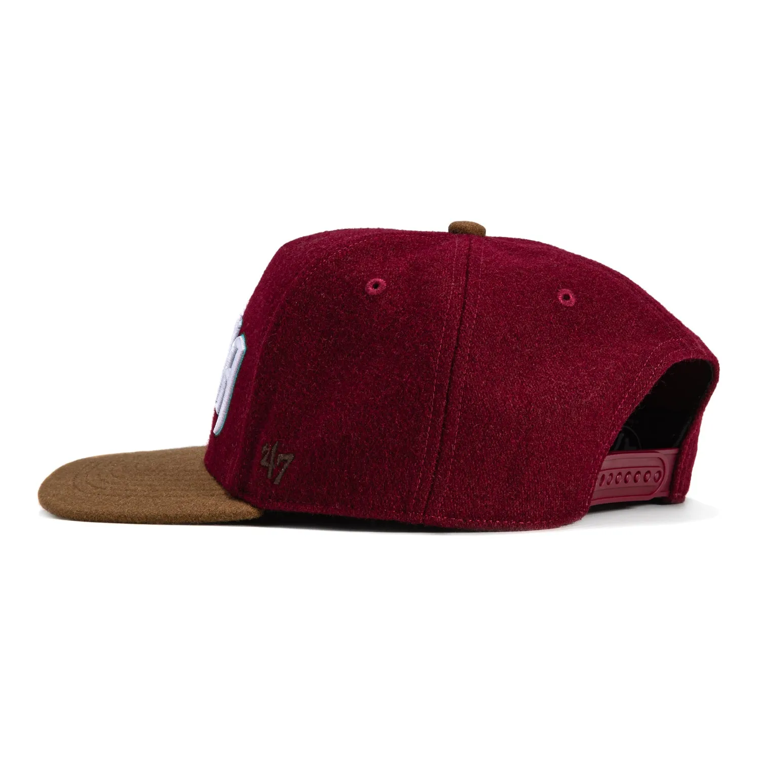 47 Brand Hitch Arizona Diamondbacks Adjustable Snapback Hat - Cardinal. Brown