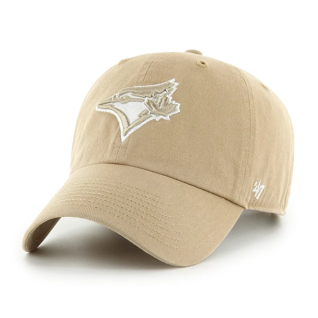 '47 Brand Men's MLB Toronto Blue Jays Khaki Clean-Up Hat