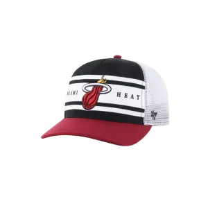 '47 Brand Miami HEAT Stripe Trucker Hitch Snapback