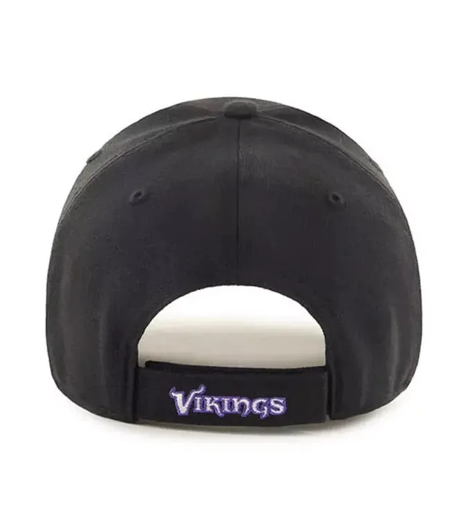 47 Brand Minnesota Vikings MVP Adjustable Hat - Black