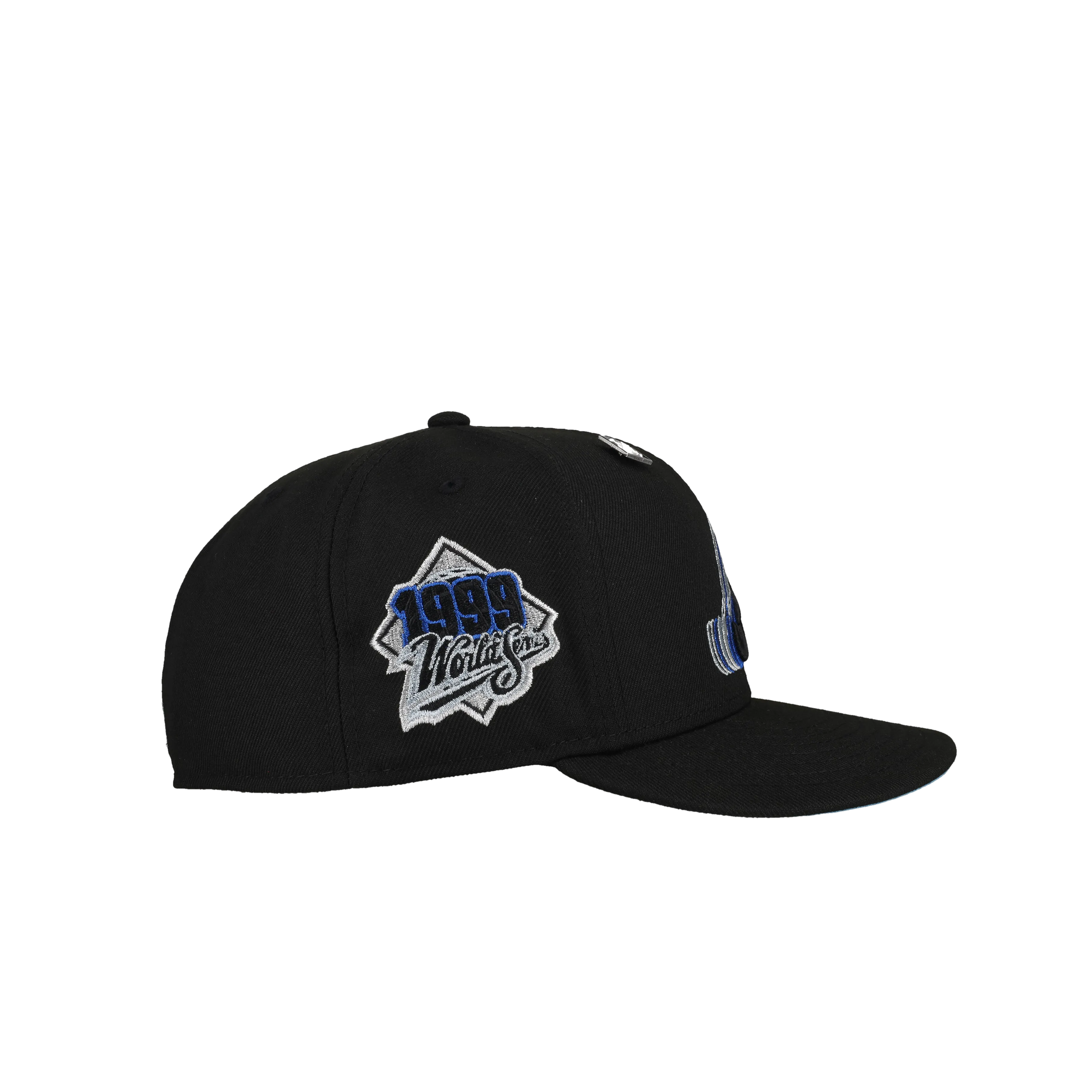 Atlanta Braves Trippy 1999 World Series Metallic Blue 59Fifty Fitted Hat