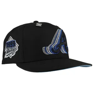Atlanta Braves Trippy 1999 World Series Metallic Blue 59Fifty Fitted Hat