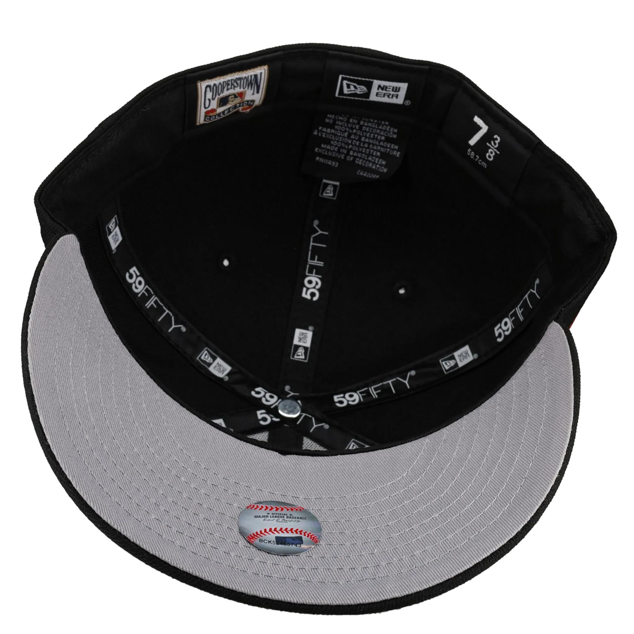 Baltimore Orioles 30th Anniversary Metallic Angry Bird Black 59Fifty Fitted Hat