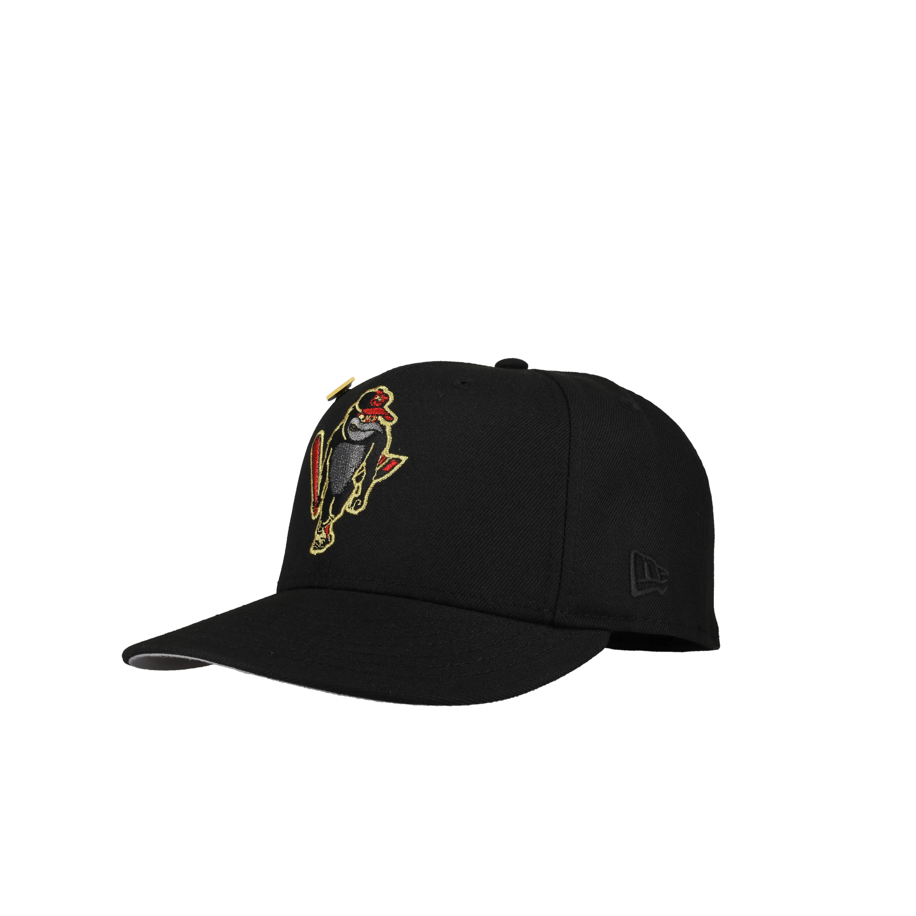 Baltimore Orioles 30th Anniversary Metallic Angry Bird Black 59Fifty Fitted Hat