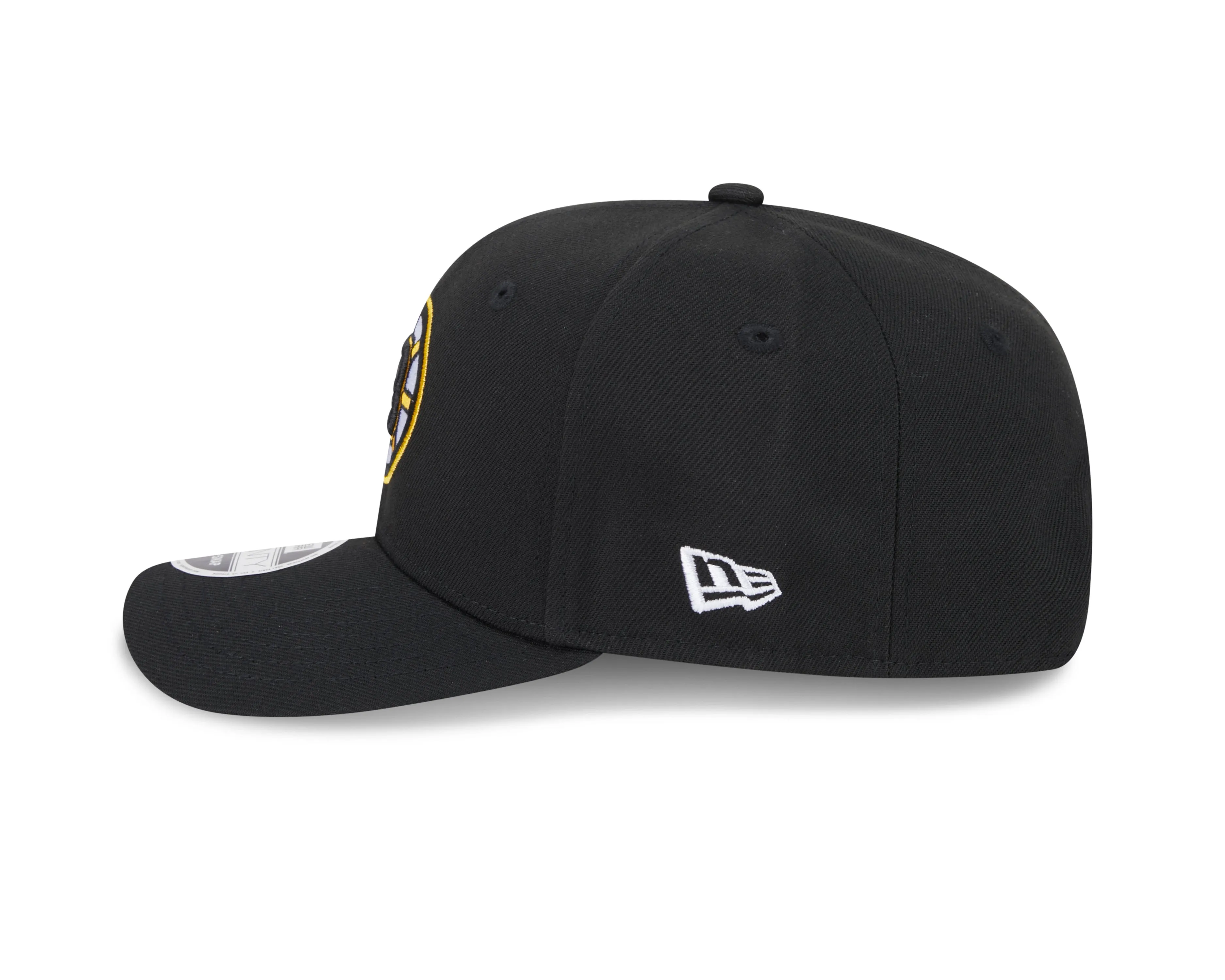 Boston Bruins Black New Era 9SEVENTY Adjustable Hat