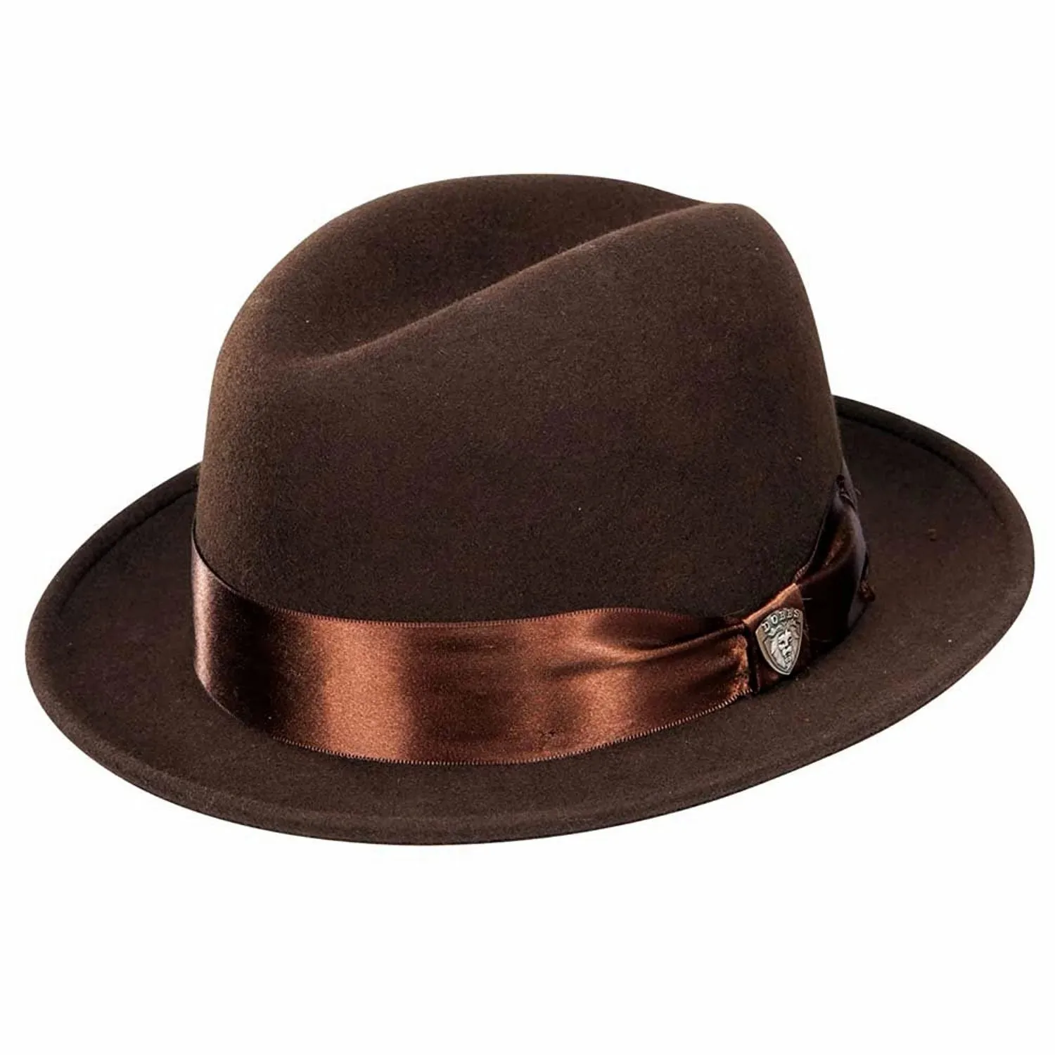 Boulevard Wool Felt Narrow Brim Fedora by Dobbs