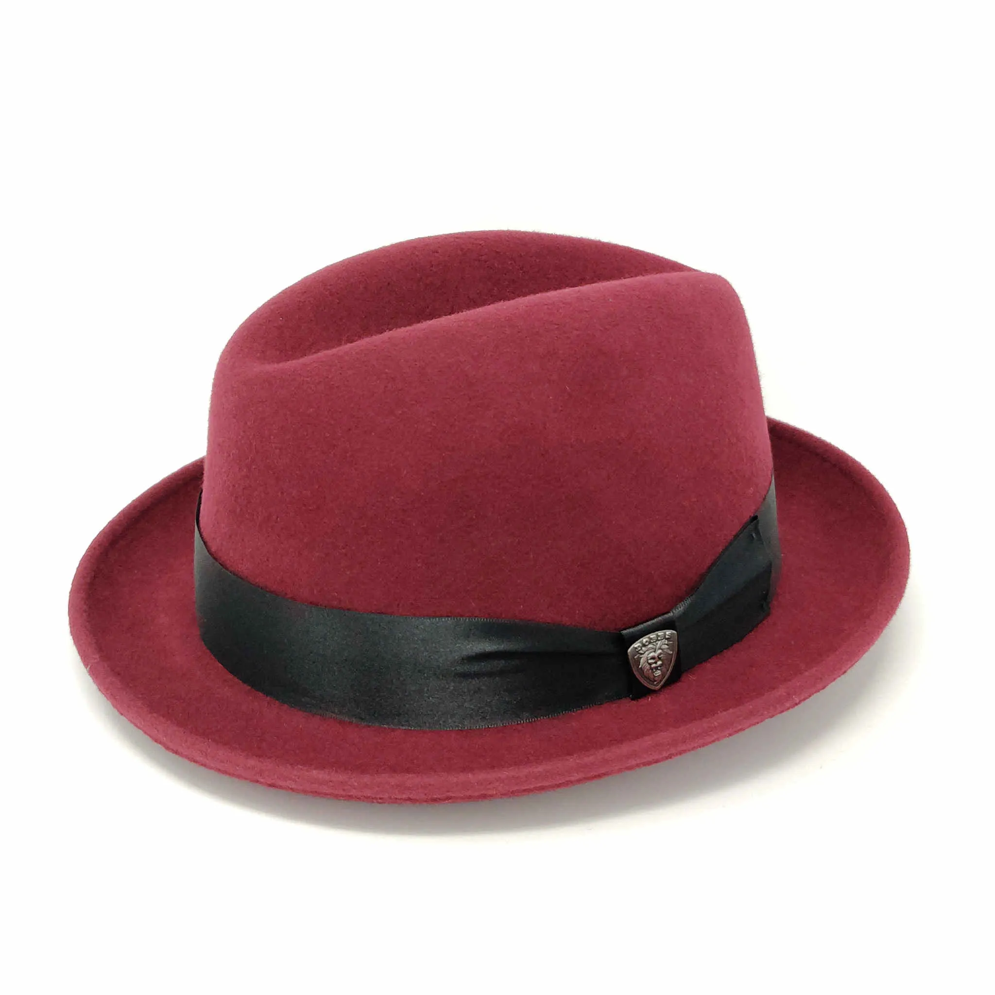 Boulevard Wool Felt Narrow Brim Fedora by Dobbs