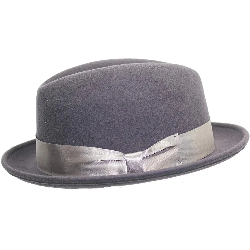 Boulevard Wool Felt Narrow Brim Fedora by Dobbs