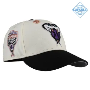Capsule Hats -  Arizona Diamondbacks 1998 Inaugural Chrome Metallic 59Fifty Fitted Hat