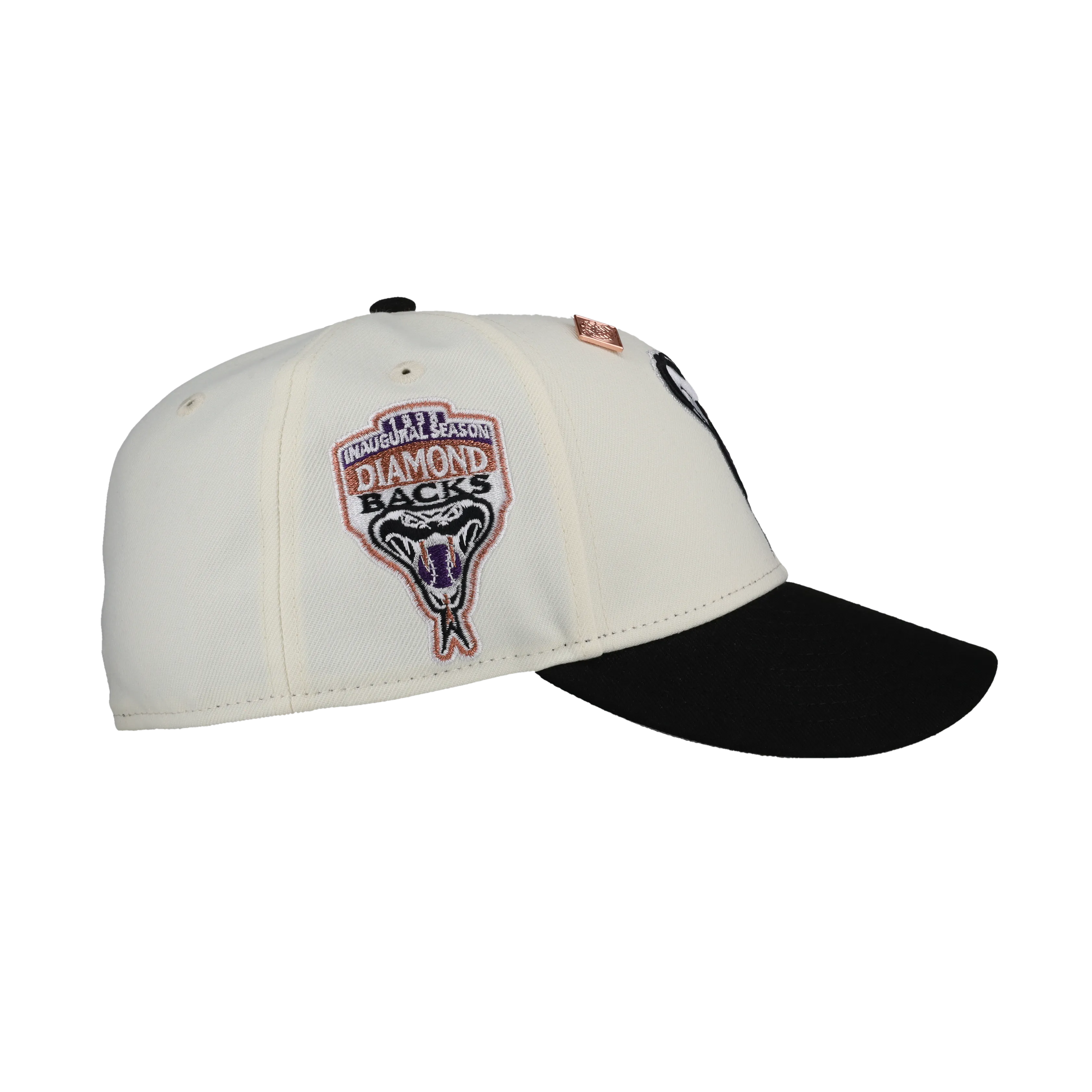 Capsule Hats -  Arizona Diamondbacks 1998 Inaugural Chrome Metallic 59Fifty Fitted Hat