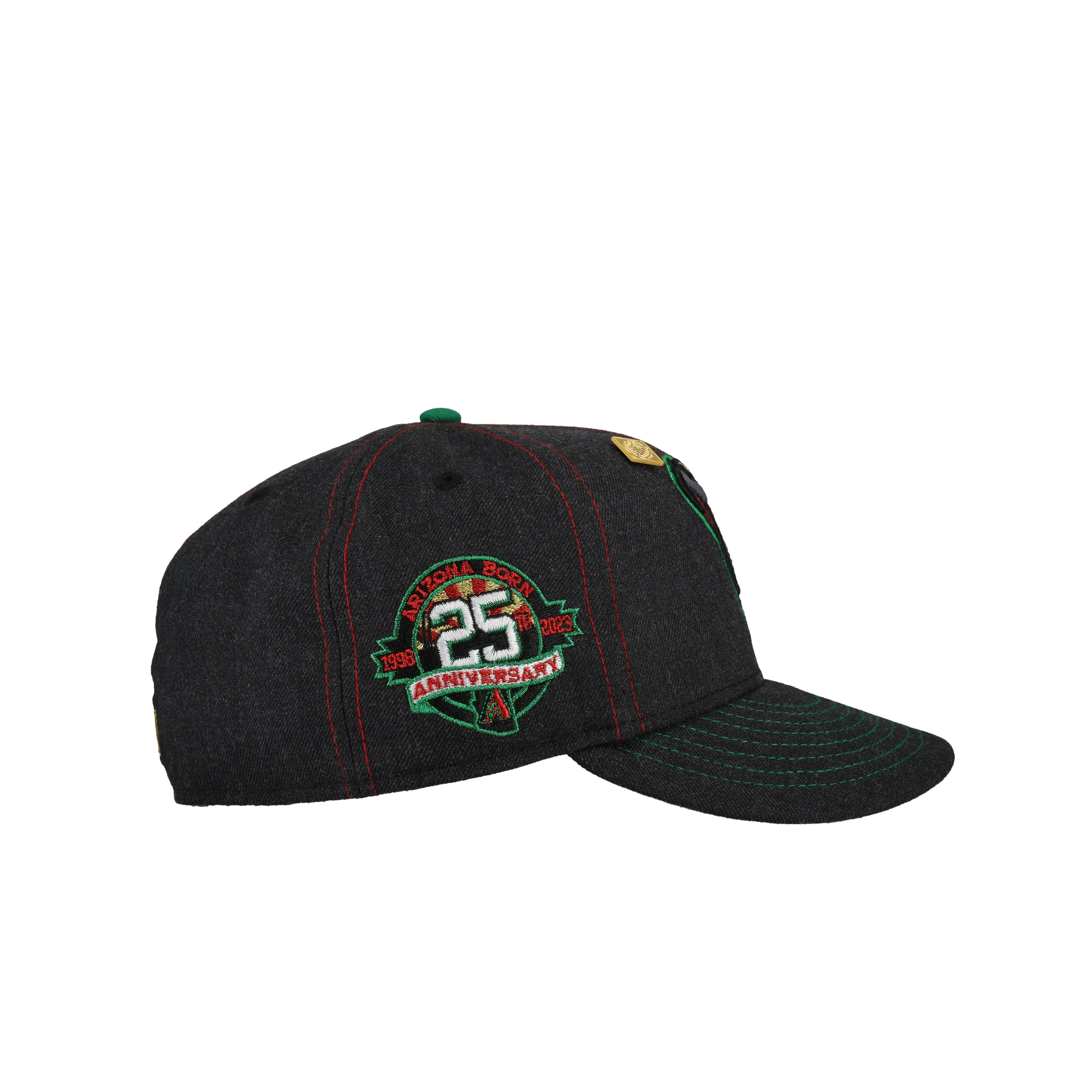 Capsule Hats -  Arizona Diamondbacks Contrast Stitch Metallic 25th Anny 59Fifty Fitted Hat