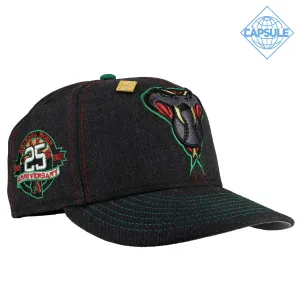 Capsule Hats -  Arizona Diamondbacks Contrast Stitch Metallic 25th Anny 59Fifty Fitted Hat