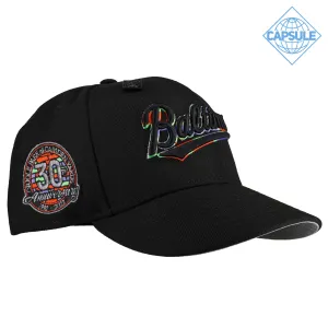 Capsule Hats -  Baltimore Orioles 30th Anniversary Spooky Black Dome 59Fifty Fitted Hat