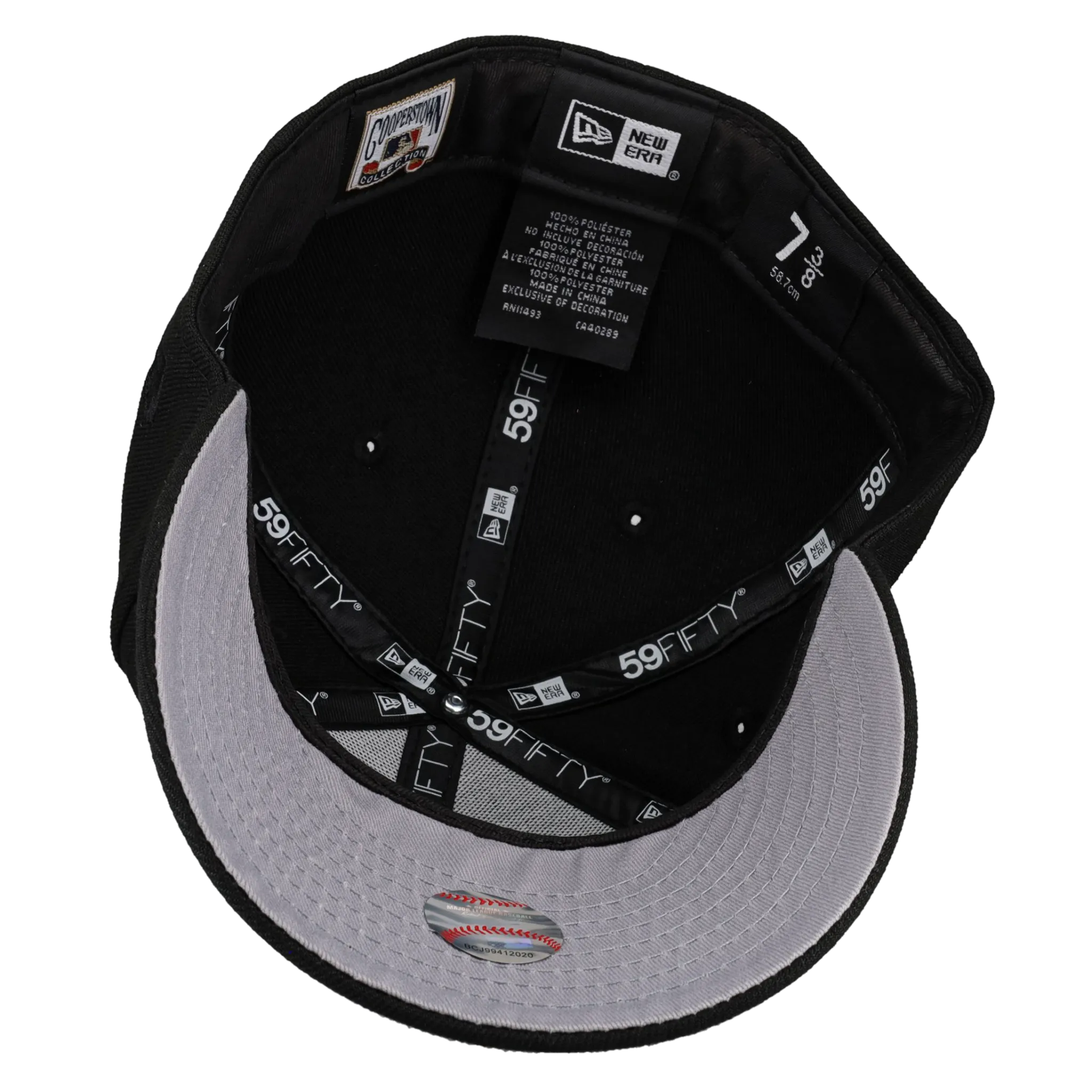 Capsule Hats -  Baltimore Orioles 30th Anniversary Spooky Black Dome 59Fifty Fitted Hat
