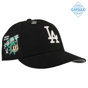 Capsule Hats -  Black/Green Los Angeles Dodgers Shohei GLOWtani Power Pack 59Fifty Fitted Hat