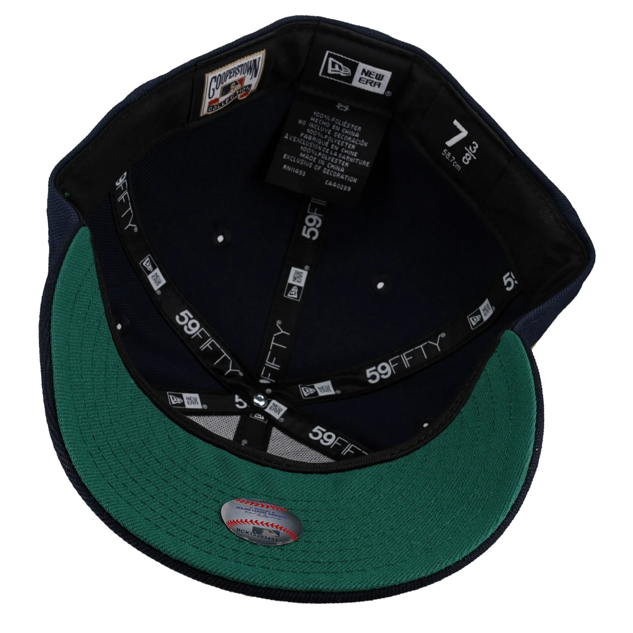 Capsule Hats -  Boston Red Sox 2007 World Series Metallic Navy 2 Tone 59Fifty Fitted Hat