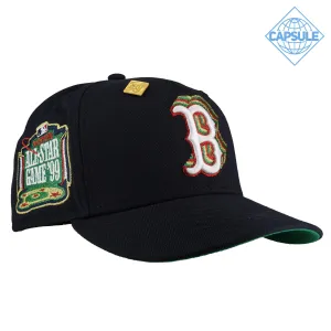 Capsule Hats -  Boston Red Sox Trippy 1999 ASG (Navy) Metallic 59Fifty Fitted Hat