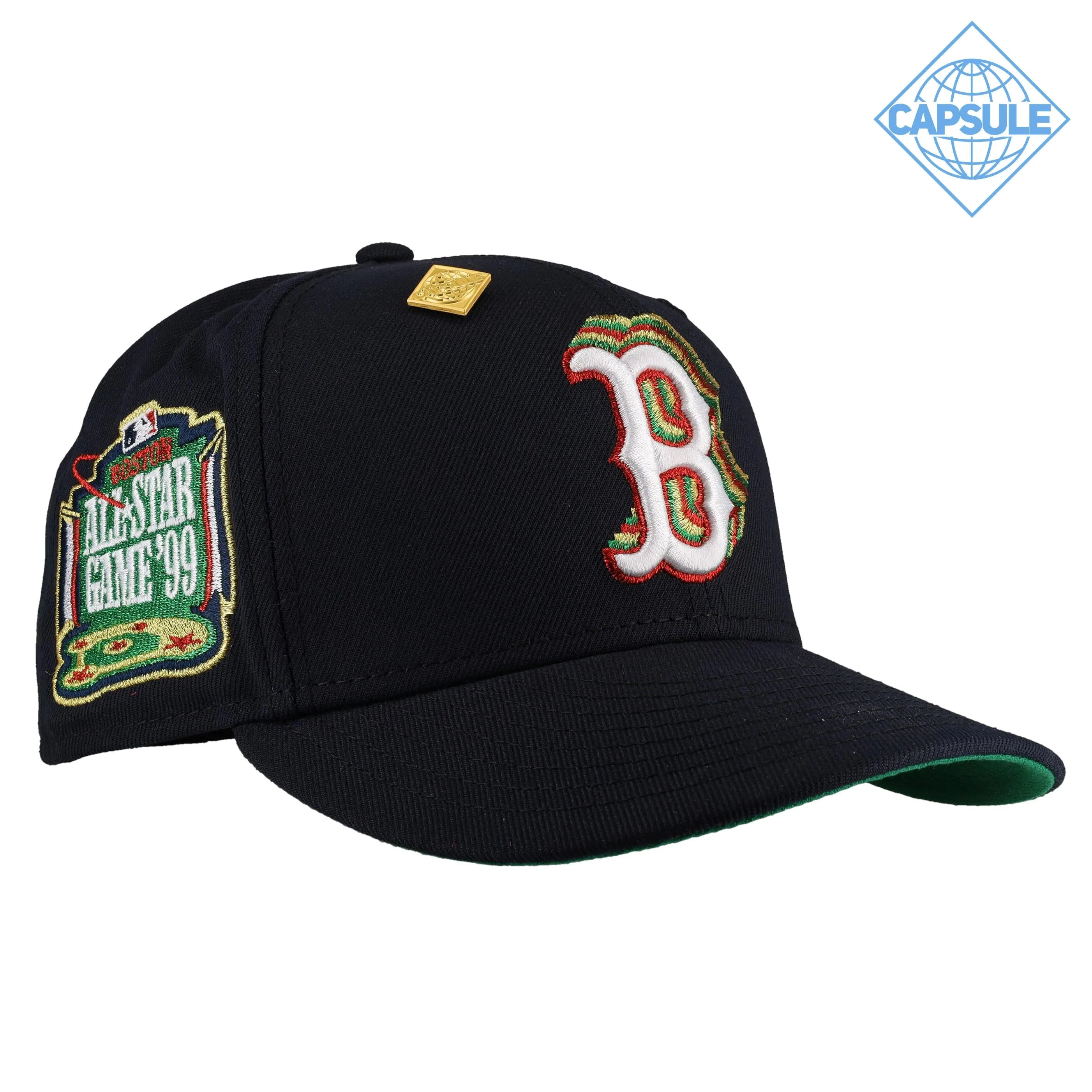Capsule Hats -  Boston Red Sox Trippy 1999 ASG (Navy) Metallic 59Fifty Fitted Hat