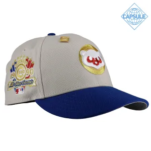 Capsule Hats -  Chicago Cubs 1990 ASG 3 Tier Stone/Royal Metallic 59Fifty Fitted Hat