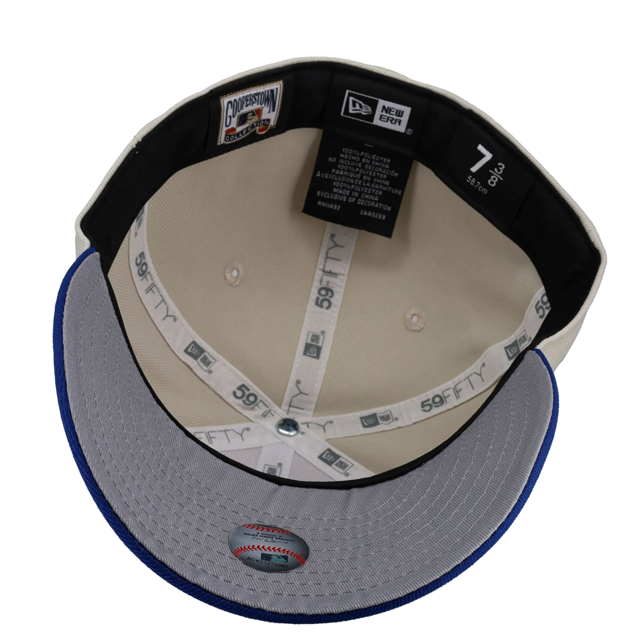 Capsule Hats -  Chicago Cubs 1990 ASG 3 Tier Stone/Royal Metallic 59Fifty Fitted Hat