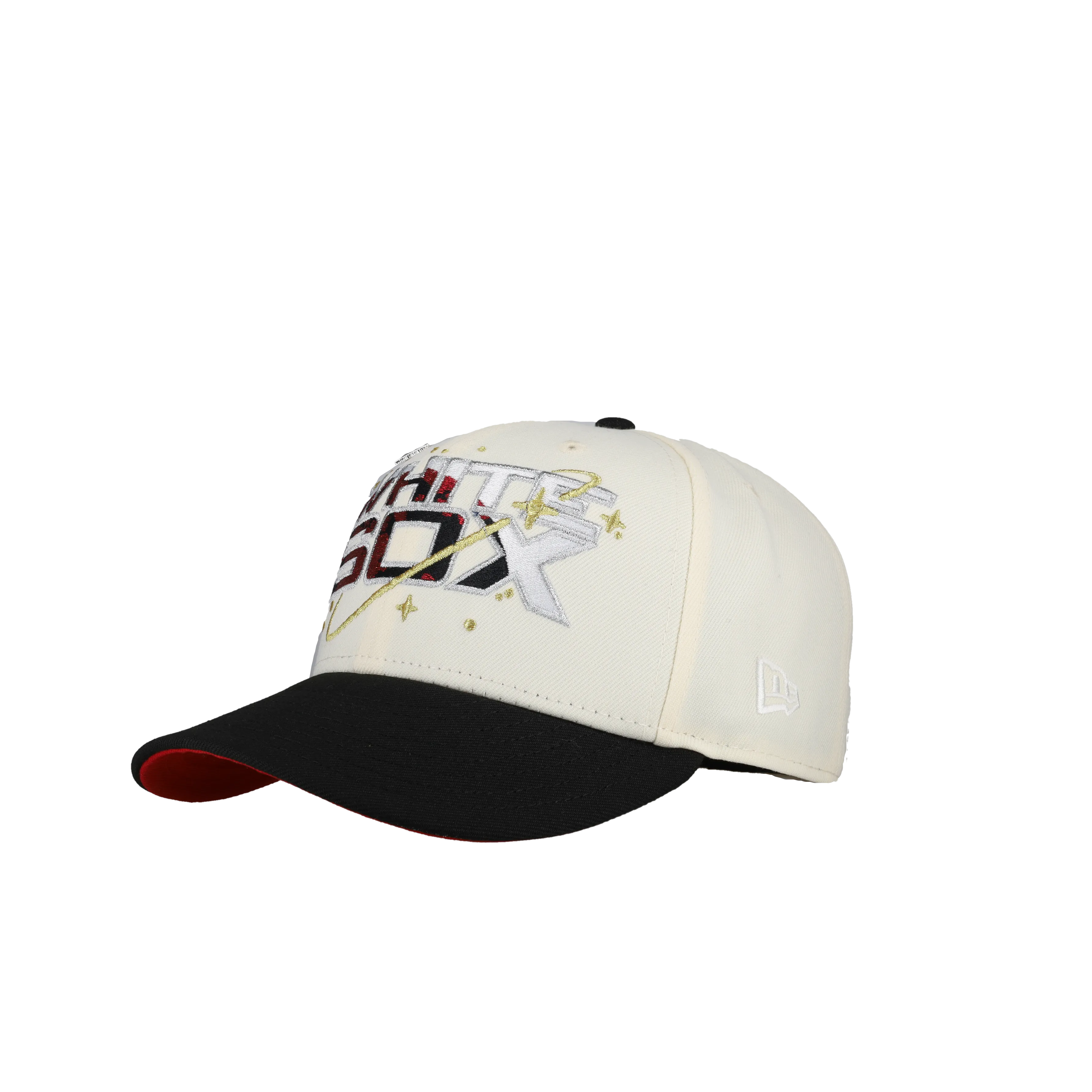 Capsule Hats -  Chicago White Sox 2005 WS Celestial (Chrome/Black) Metallic 59Fifty Fitted Hat