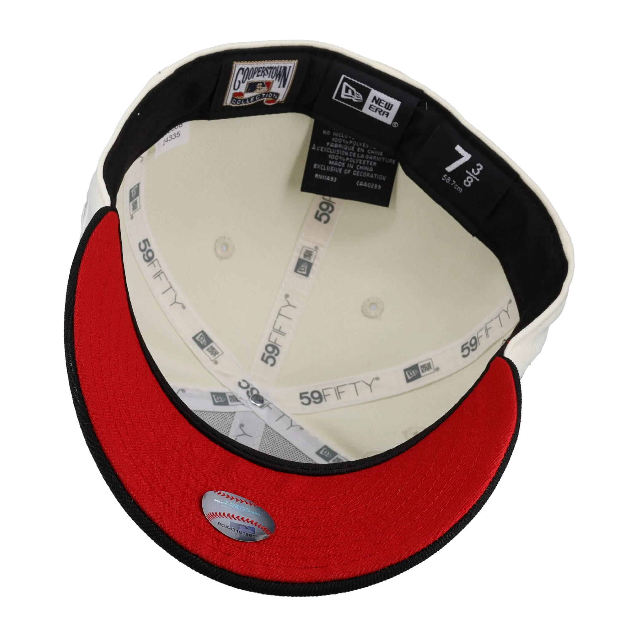 Capsule Hats -  Chicago White Sox 2005 WS Celestial (Chrome/Black) Metallic 59Fifty Fitted Hat