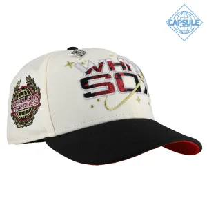 Capsule Hats -  Chicago White Sox 2005 WS Celestial (Chrome/Black) Metallic 59Fifty Fitted Hat