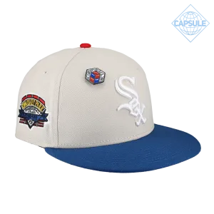 Capsule Hats -  Chicago White Sox Cube Collection Inaugural Season Patch Fitted Hat
