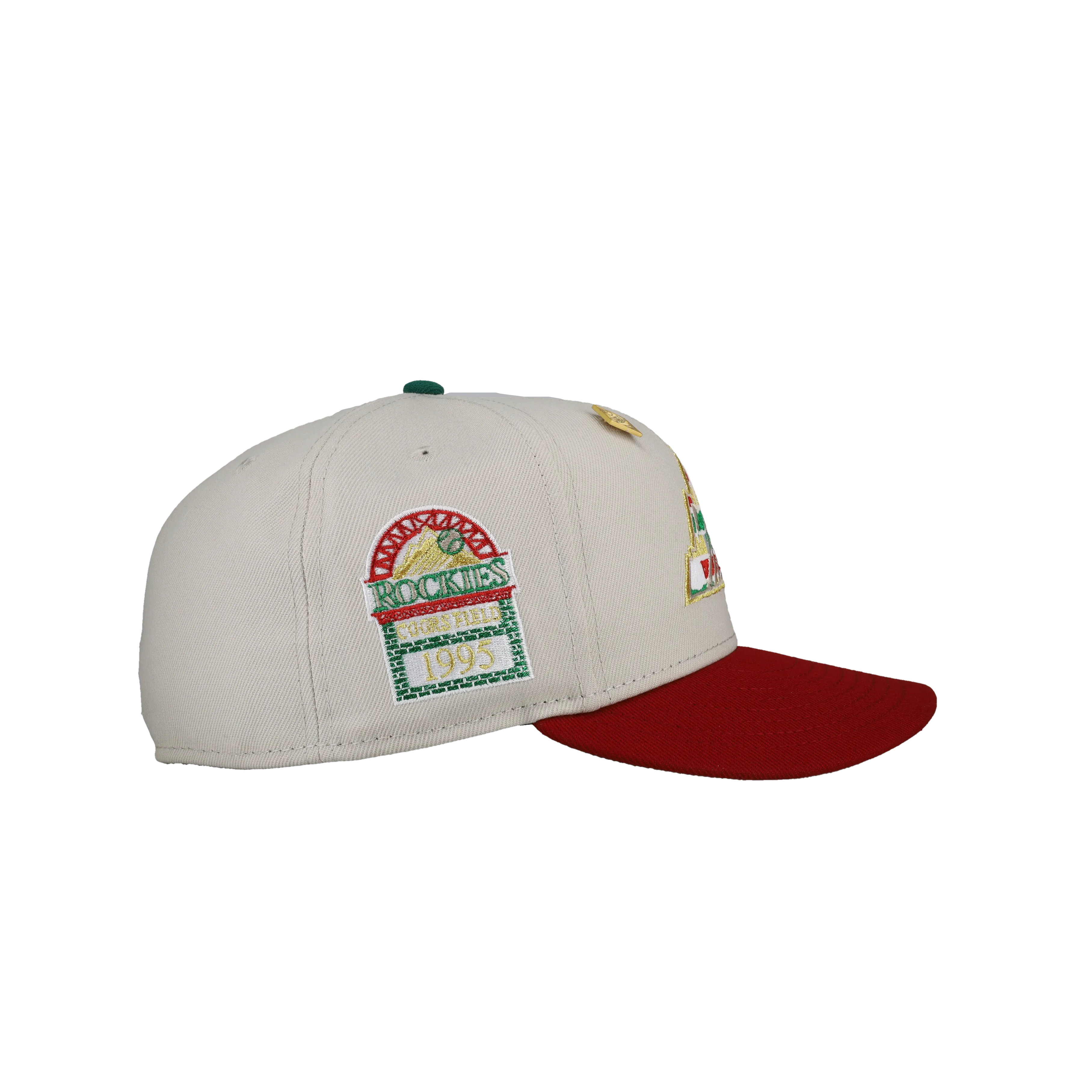 Capsule Hats -  Colorado Rockies Coors Field 1995 Metallic Christmas Bricks 59Fifty Fitted Hat