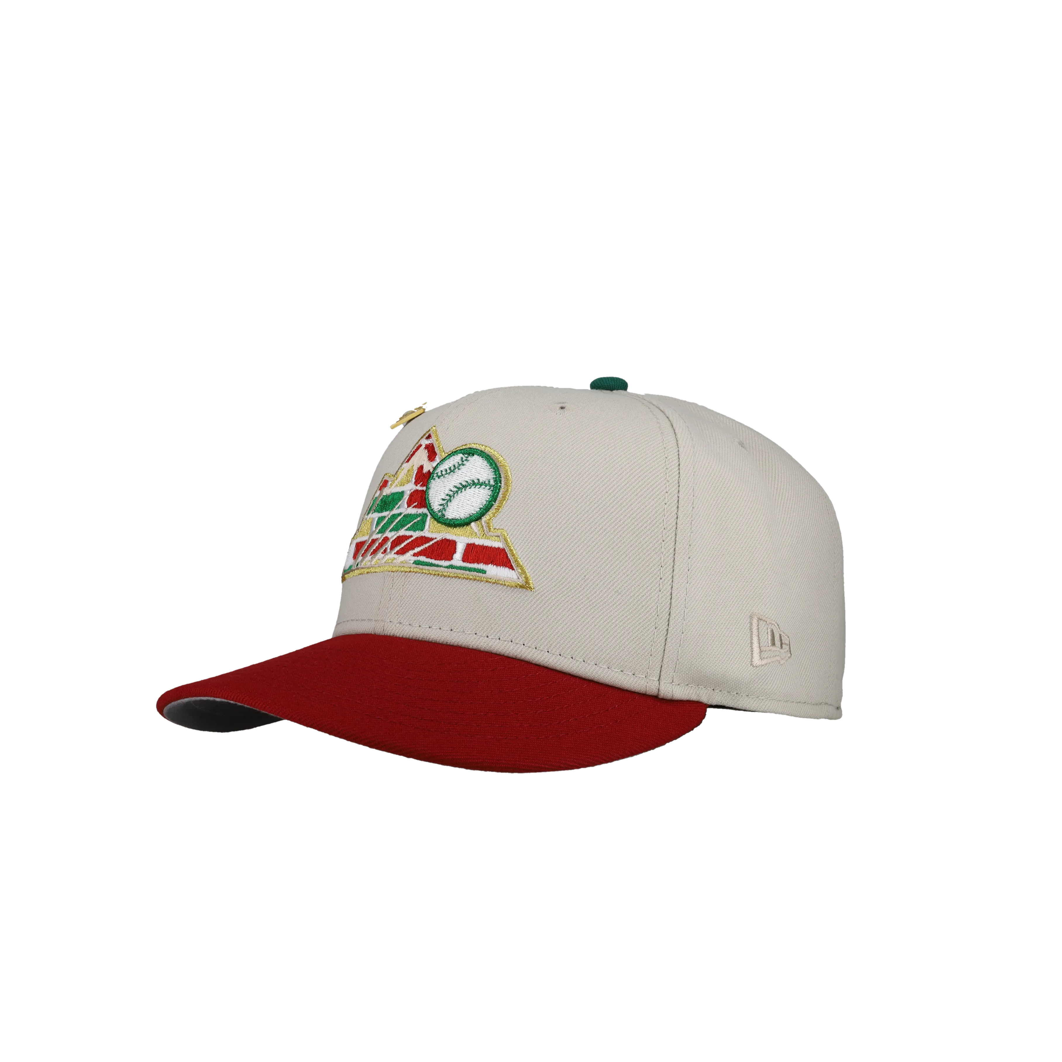 Capsule Hats -  Colorado Rockies Coors Field 1995 Metallic Christmas Bricks 59Fifty Fitted Hat