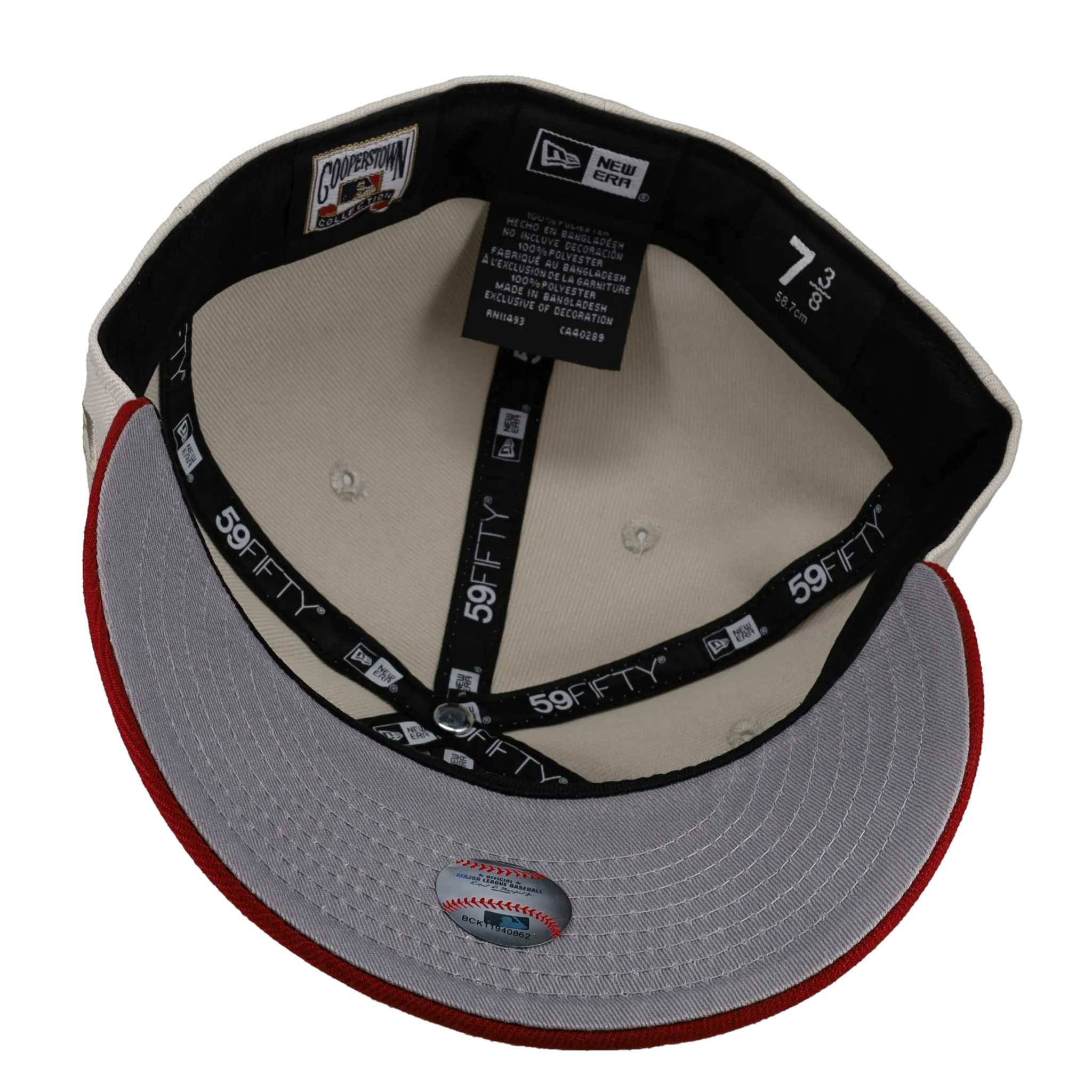 Capsule Hats -  Colorado Rockies Coors Field 1995 Metallic Christmas Bricks 59Fifty Fitted Hat