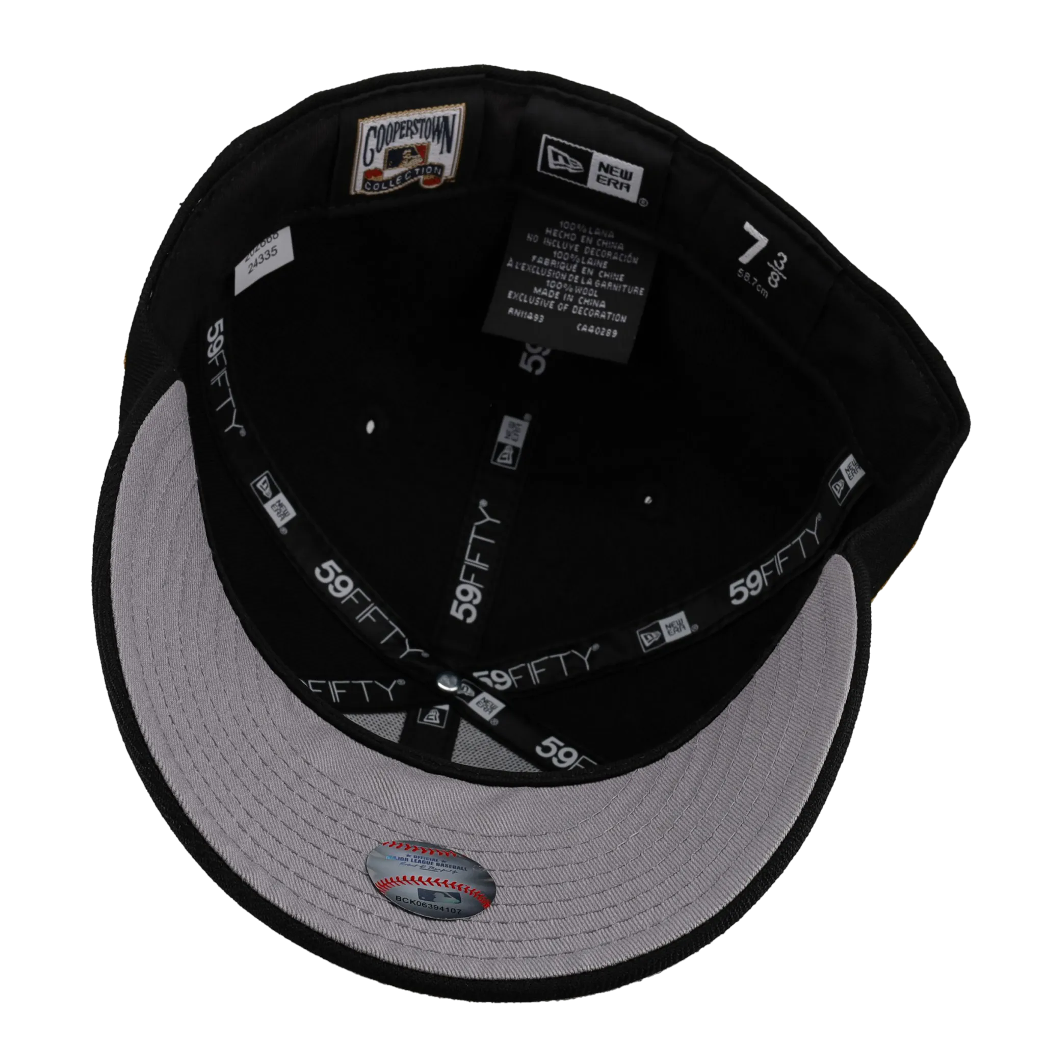Capsule Hats -  Los Angeles Dodgers Black Dome Purple/Yellow 60th 59Fifty Fitted Hat