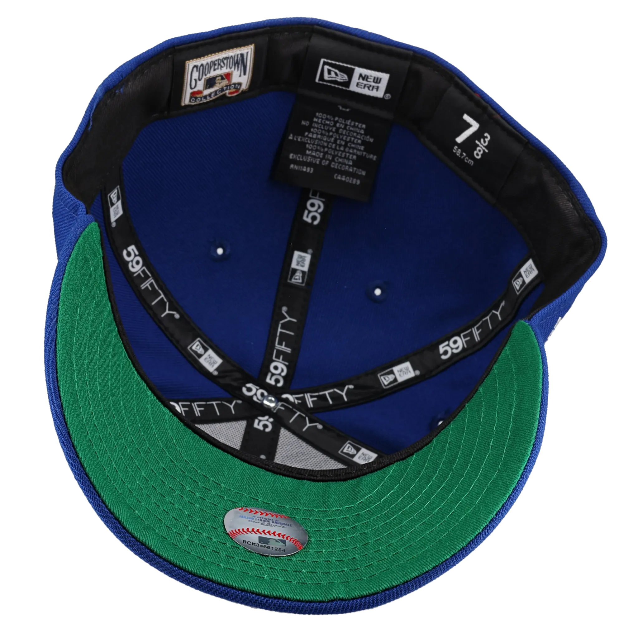 Capsule Hats -  Los Angeles Dodgers Royal 50th Season Metallic 59Fifty Fitted Hat