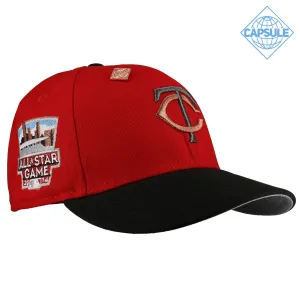 Capsule Hats -  Minnesota Twins 2014 ASG Red/Black 59Fifty Fitted Hat