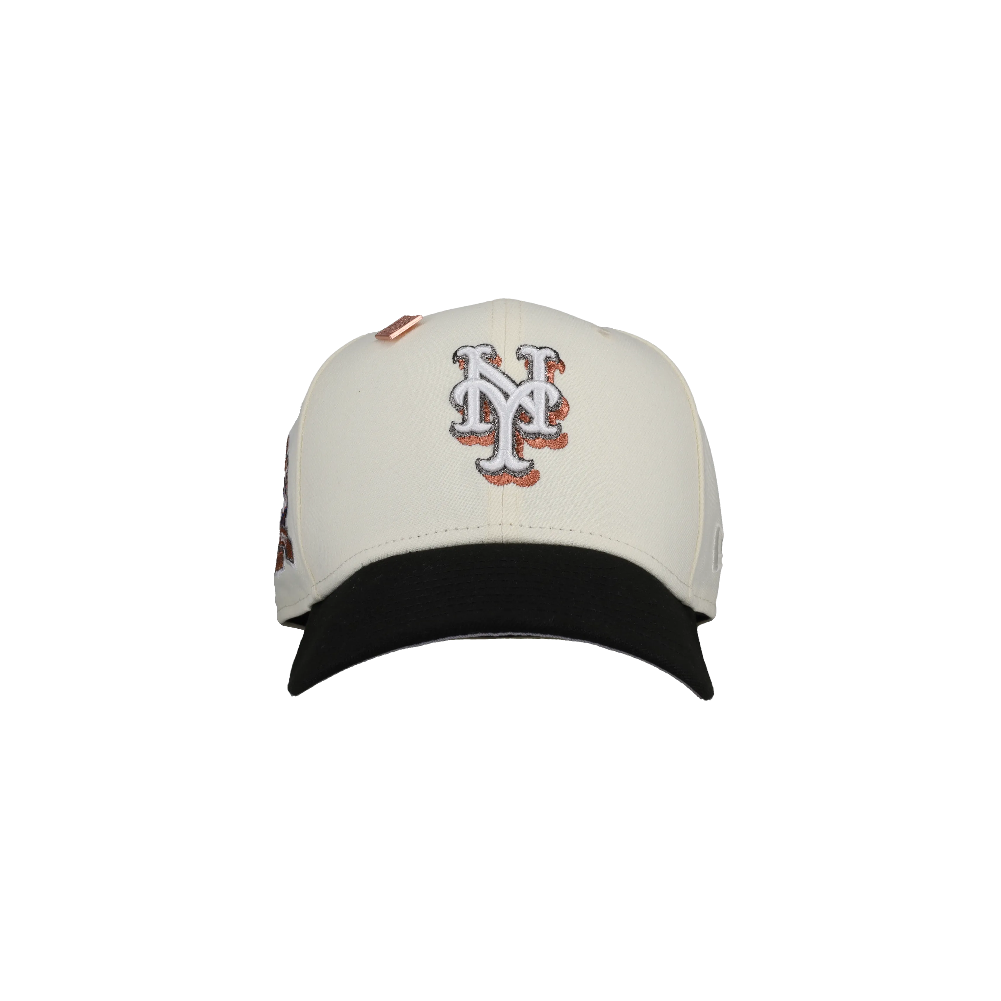 Capsule Hats -  New York Mets 40th Anniversary Off White Metallic 59Fifty Fitted Hat