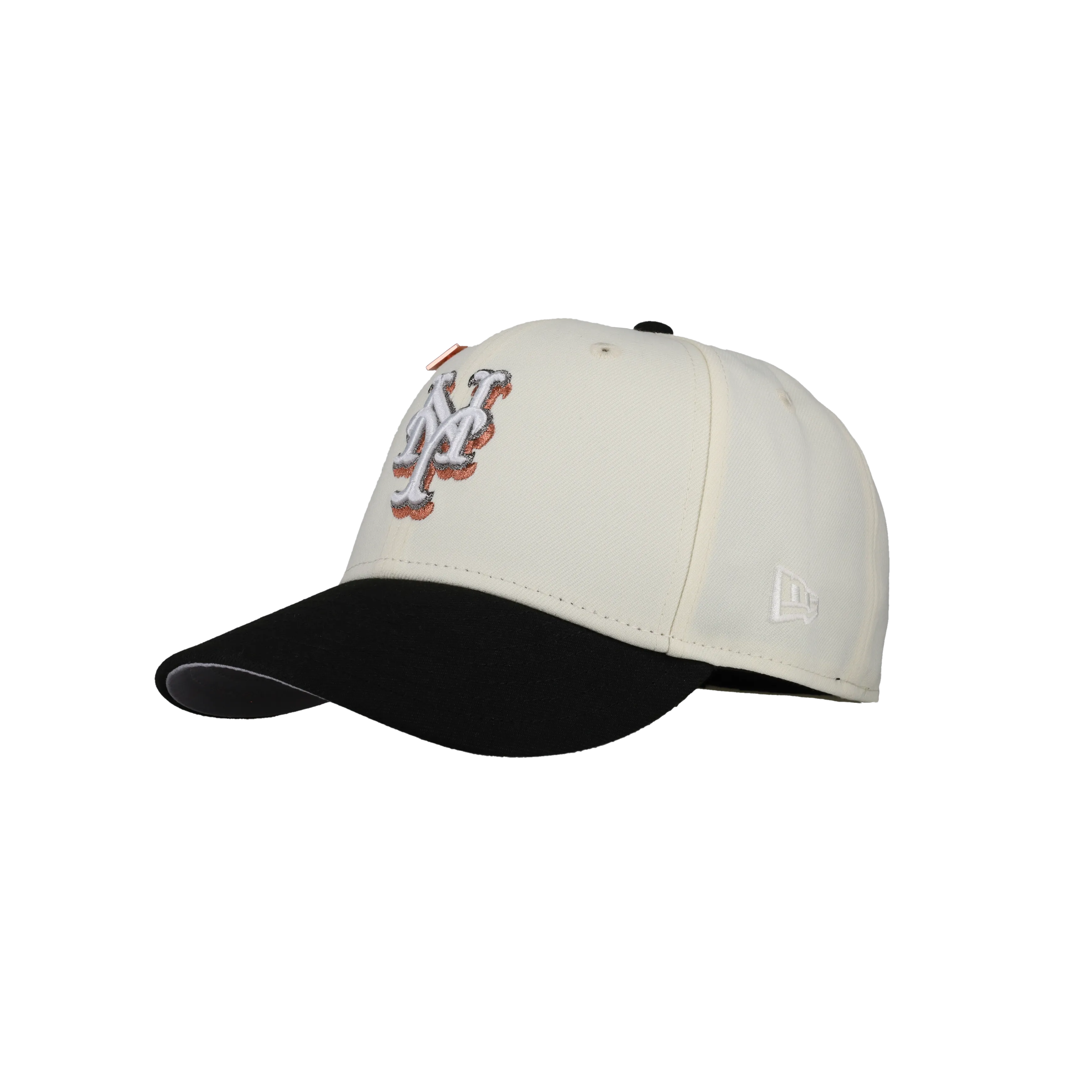 Capsule Hats -  New York Mets 40th Anniversary Off White Metallic 59Fifty Fitted Hat