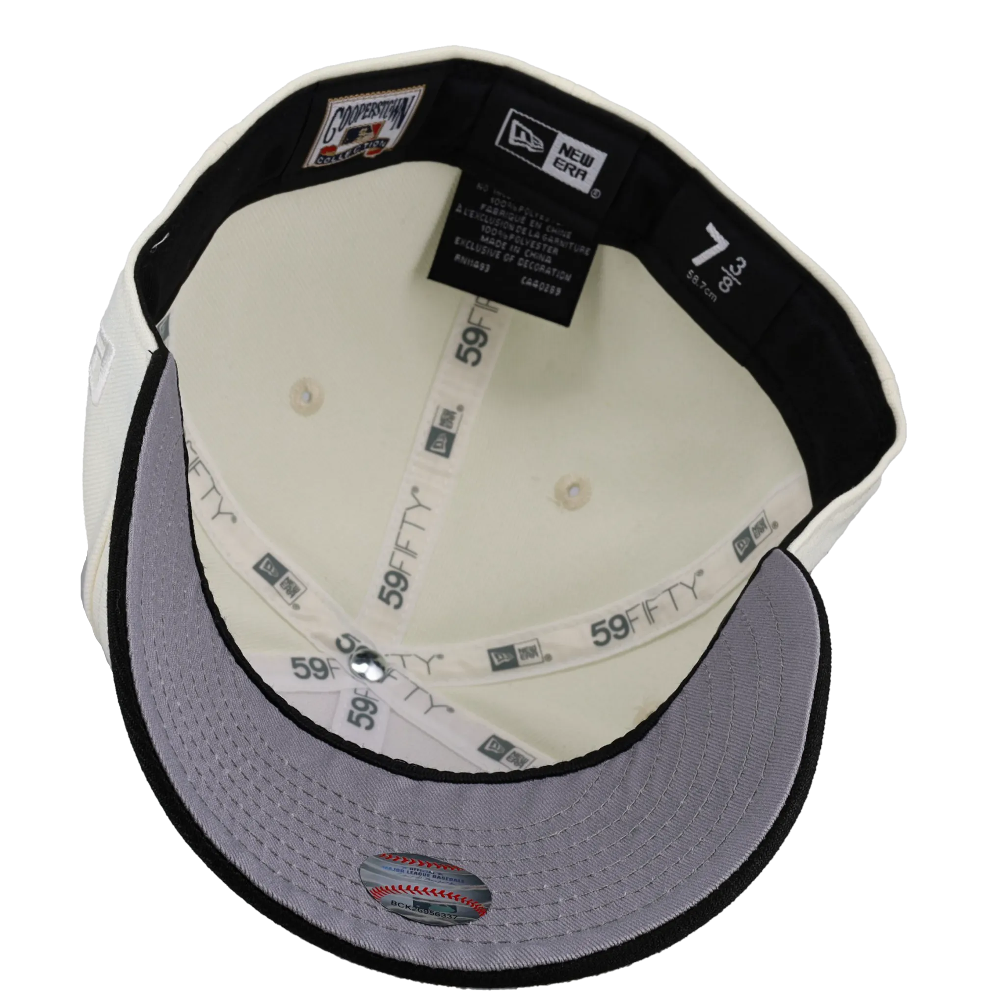 Capsule Hats -  New York Mets 40th Anniversary Off White Metallic 59Fifty Fitted Hat