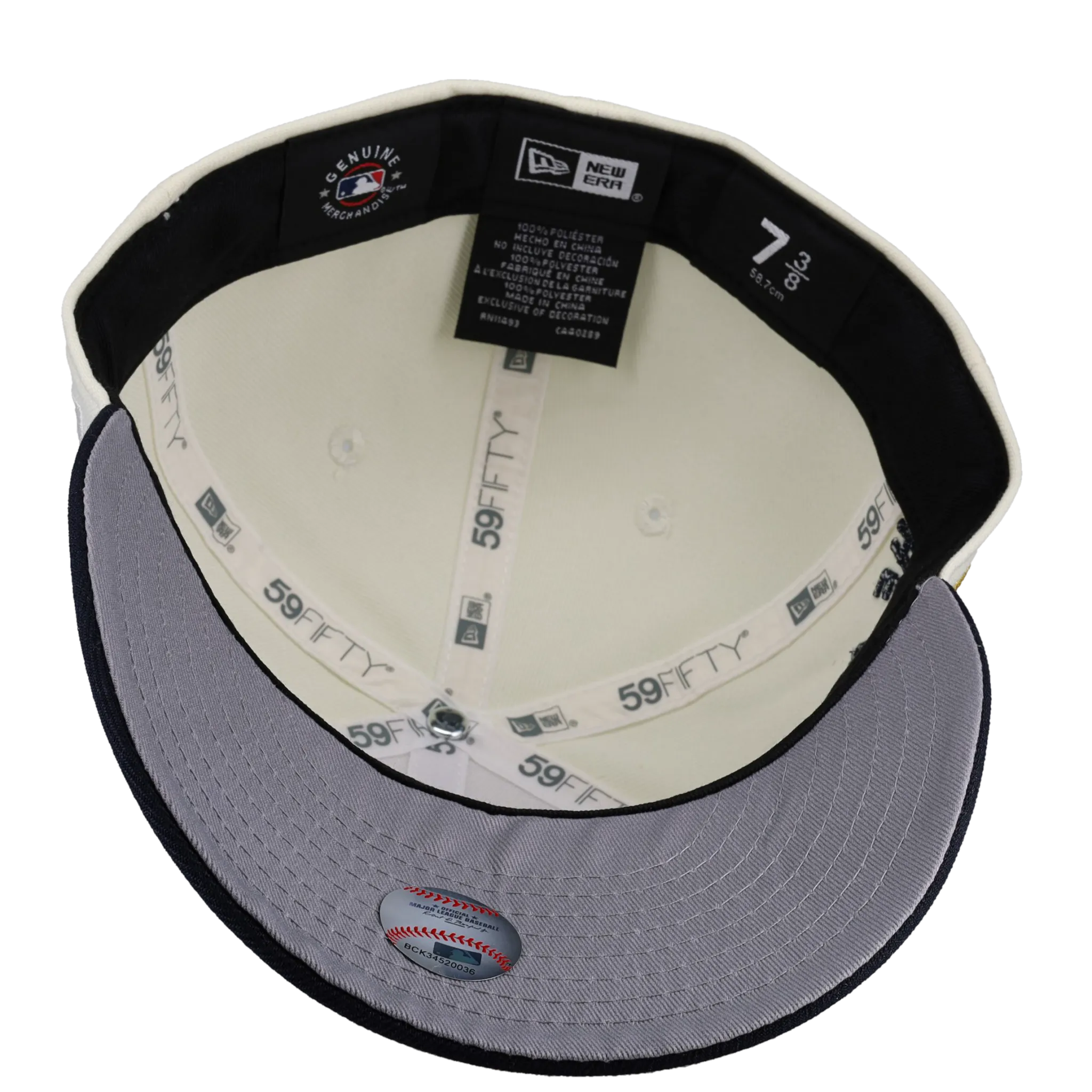 Capsule Hats -  New York Yankees Celestial The Captain Metallic 59Fifty Fitted Hat