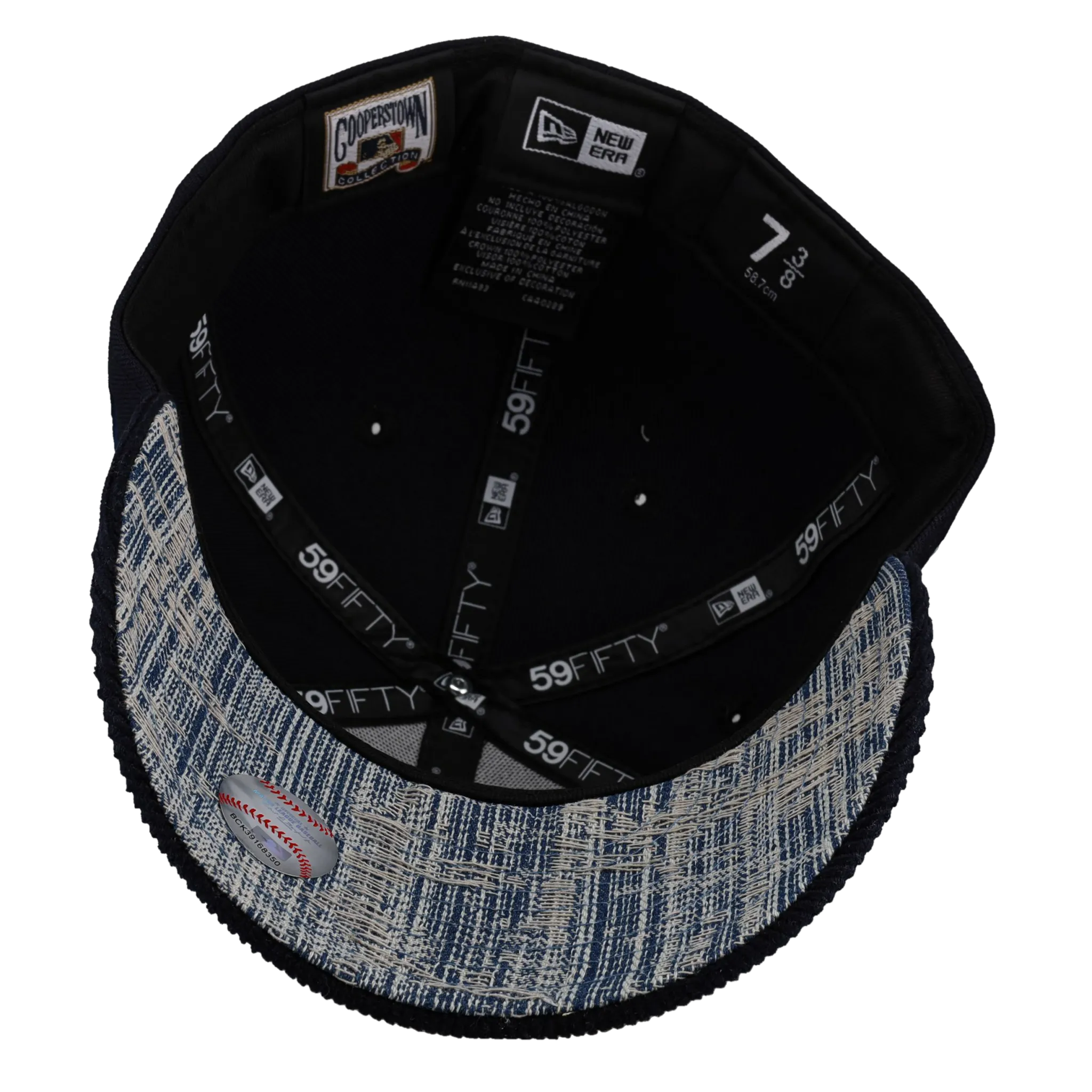 Capsule Hats -  New York Yankees Corduroy Denim 1999 WS 59Fifty Fitted Hat