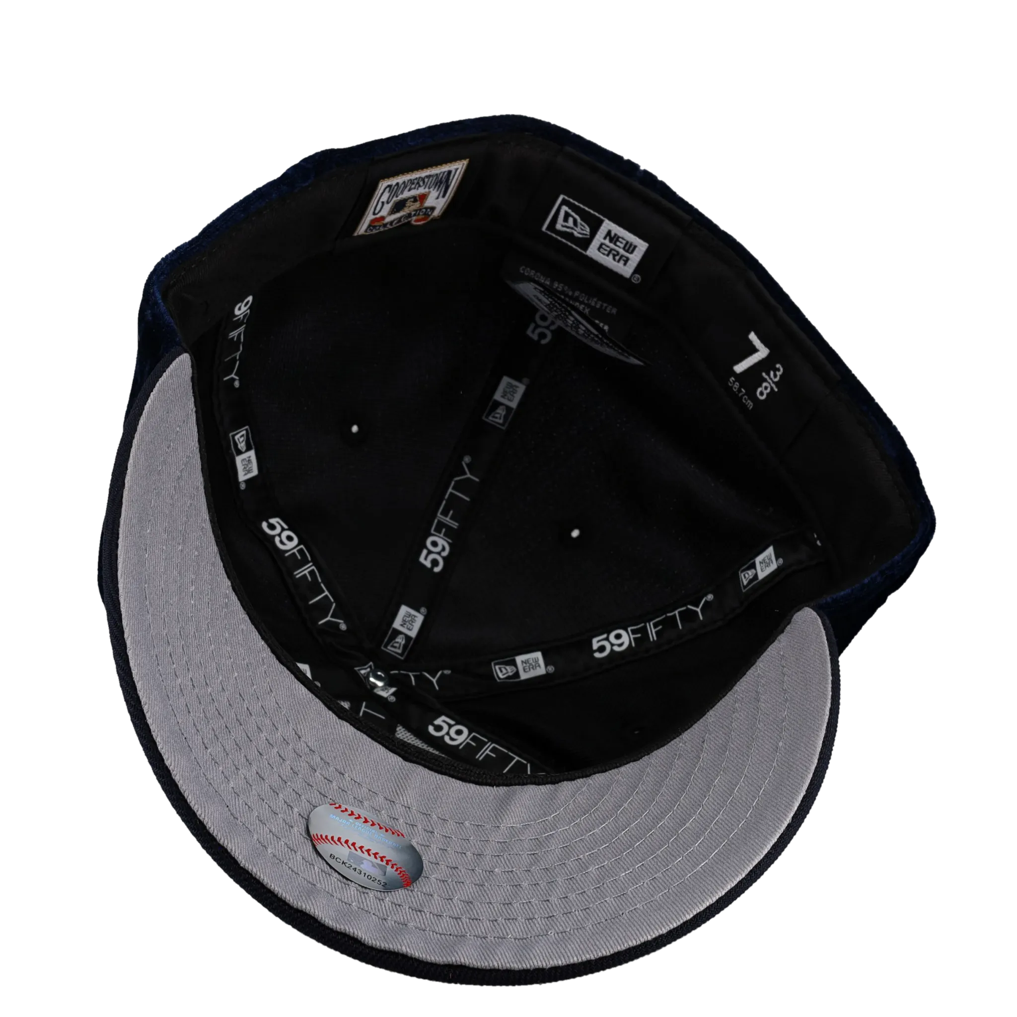 Capsule Hats -  New York Yankees Royal Velvet Metallic 1999 WS 59Fifty Fitted Hat