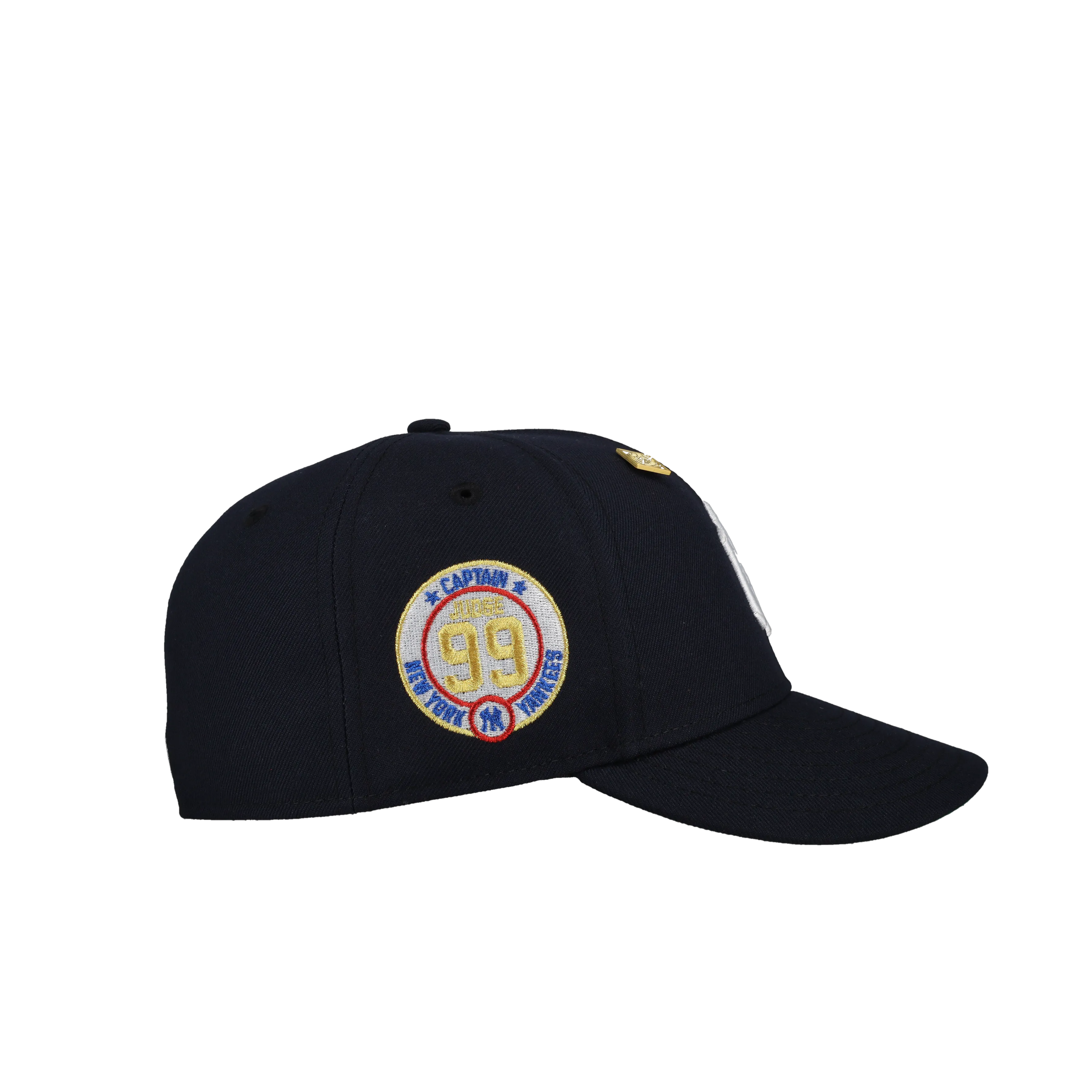 Capsule Hats -  New York Yankees The Captain Aaron Judge Metallic (Classic Yankees Navy) 59Fifty Fitted Hat (Copy)