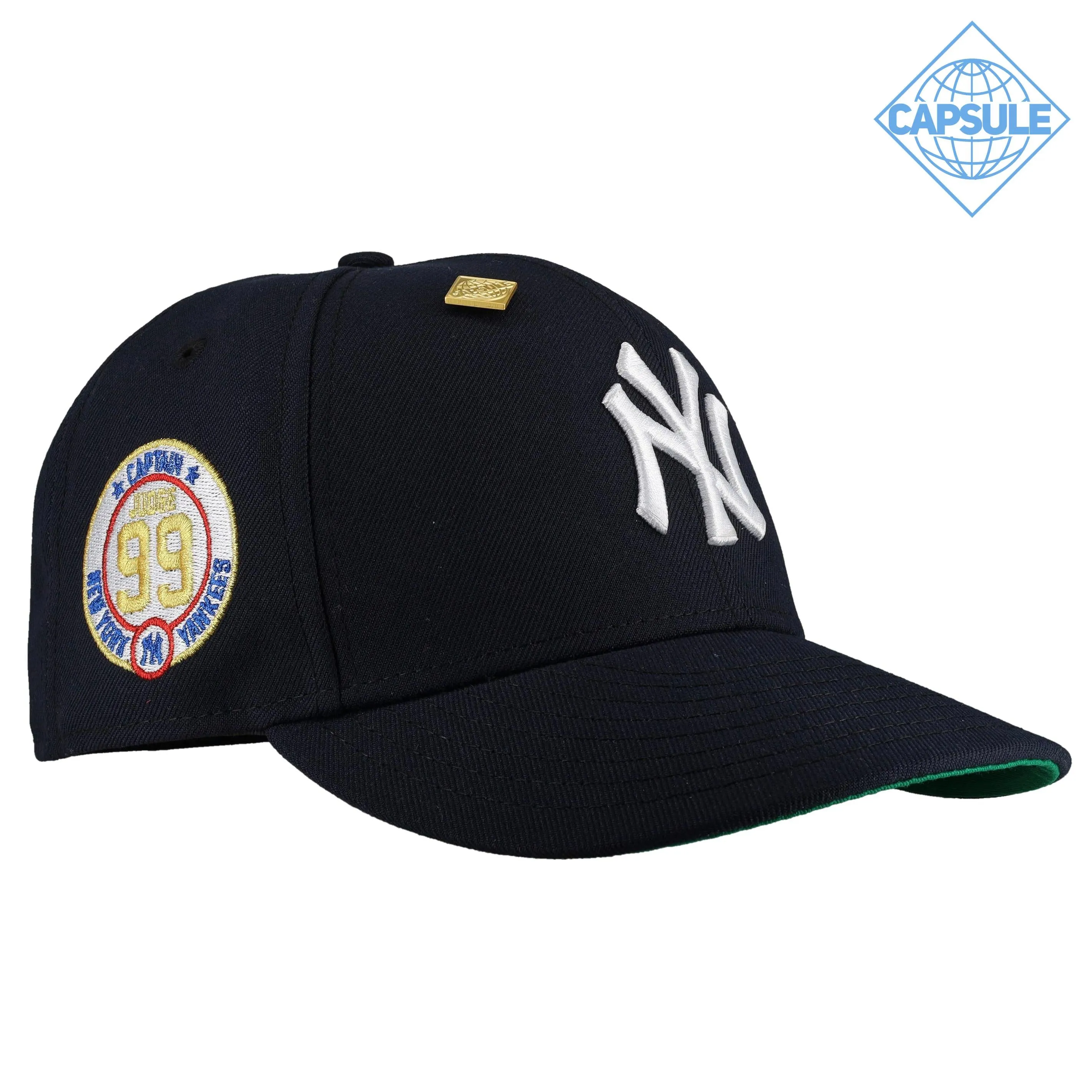 Capsule Hats -  New York Yankees The Captain Aaron Judge Metallic (Classic Yankees Navy) 59Fifty Fitted Hat (Copy)