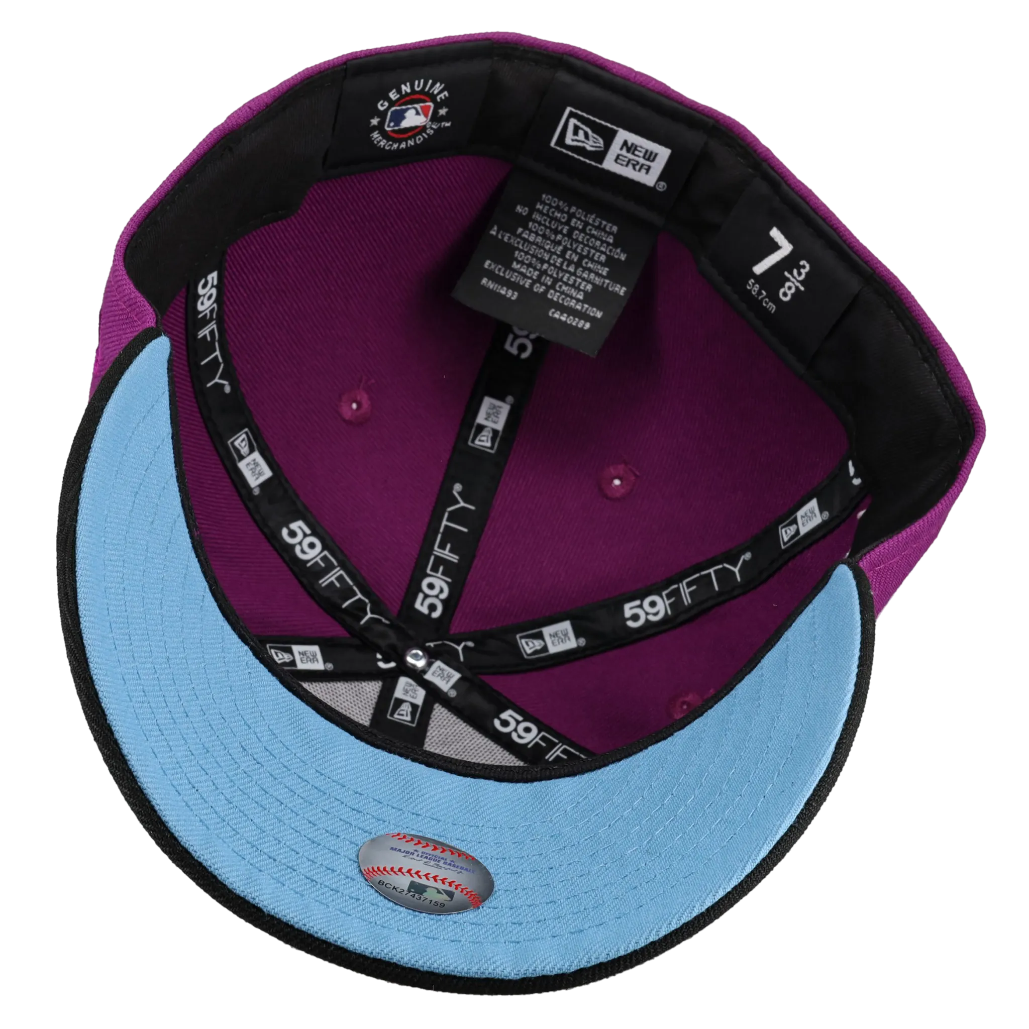 Capsule Hats -  San Francisco Giants 1984 ASG Metallic Purple/Black 59Fifty Fitted Hat