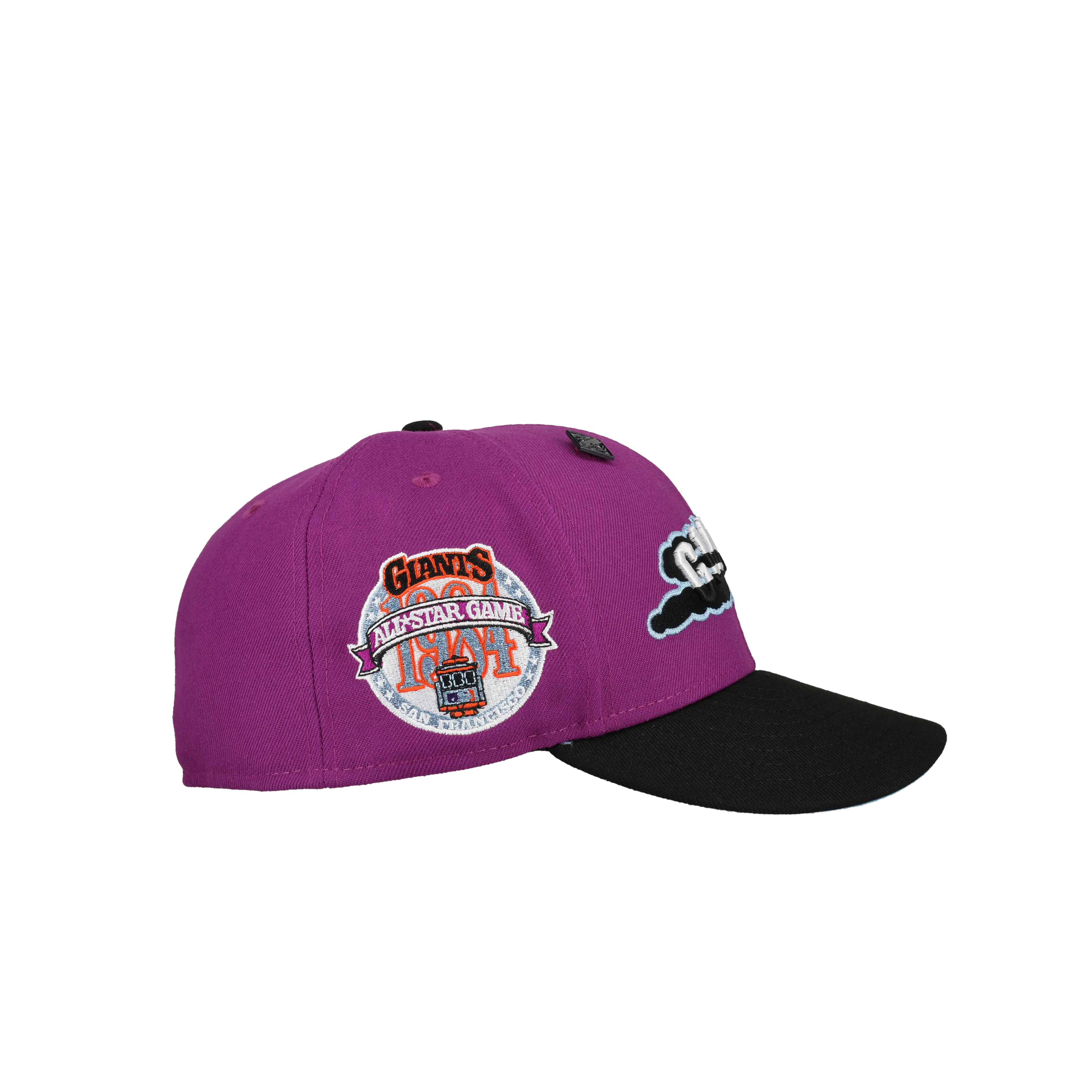 Capsule Hats -  San Francisco Giants 1984 ASG Metallic Purple/Black 59Fifty Fitted Hat