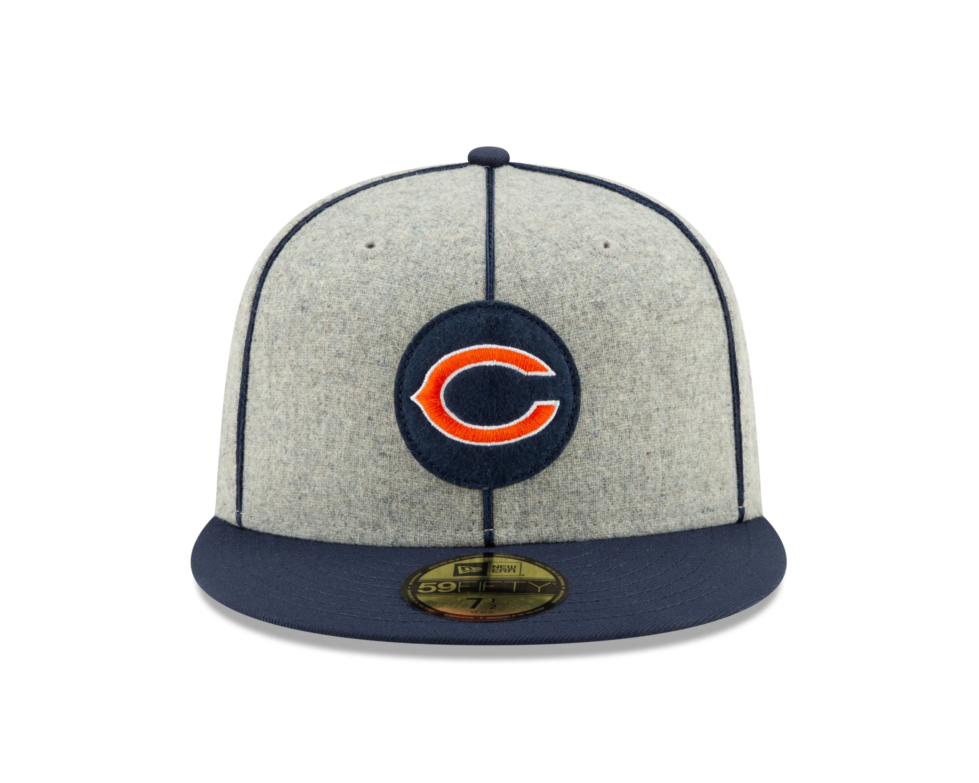 Chicago Bears Established 2019 On Field 1920 Sideline "C" Logo Home 59FIFTY Fitted Hat