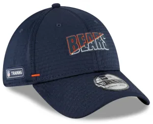 Chicago Bears New Era 2020 NFL Summer Sideline Official Alternate "B" Logo 39THIRTY Flex Hat - Navy