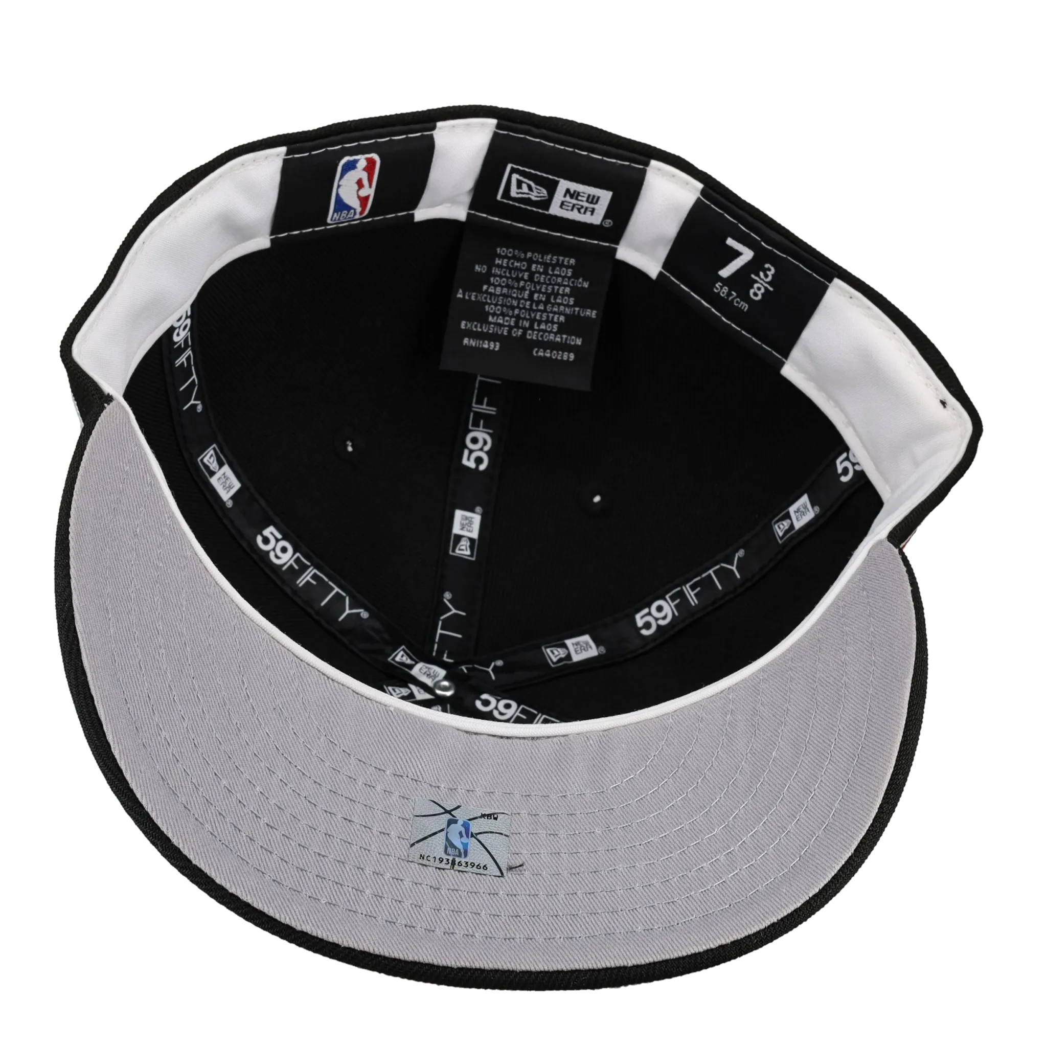 Chicago Bulls Eastern Conference Black 59Fifty Fitted Hat
