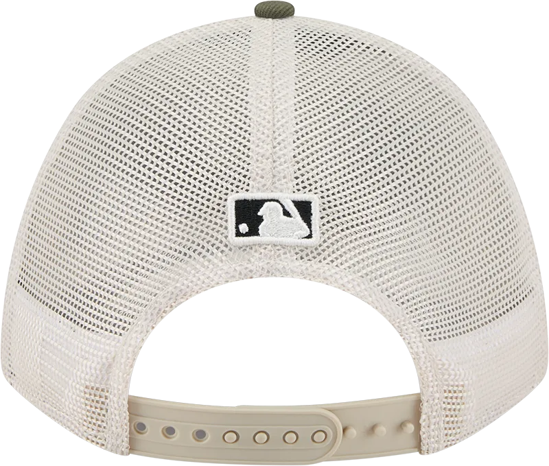 Chicago Cubs 2025 Armed Forces Day Camo New Era 9FORTY M-Crown Trucker Adjustable Hat