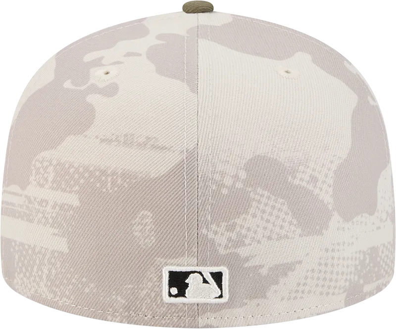 Chicago Cubs 2025 Armed Forces Day New Era Camo 59FIFTY Fitted Hat