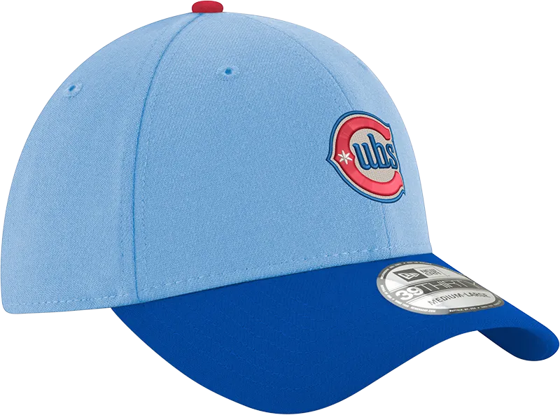 Chicago Cubs 2nd Alternate Sky Blue/Royal New Era 39THIRTY Flex Hat